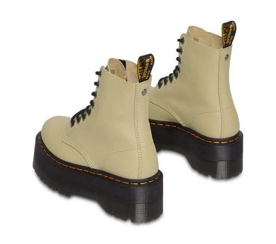 1460 Pascal Max 8 Eye Boot - Pale Olive Pisa