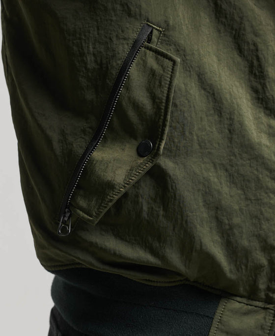 Military Hooded MA1 Jacket | Olive
