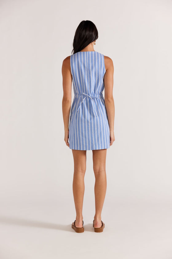 Abena Mini Dress | Blue