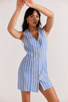  Abena Mini Dress | Blue