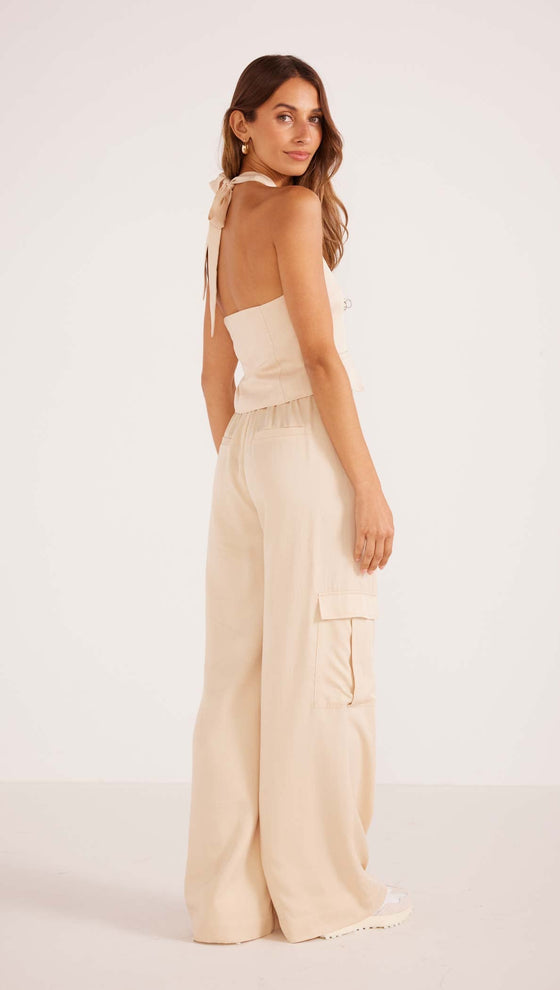 Fabella Cargo Pants | Beige