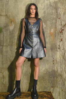  Pinafore Seasons Dress | Pewter