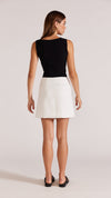Avril Mini Skirt | White