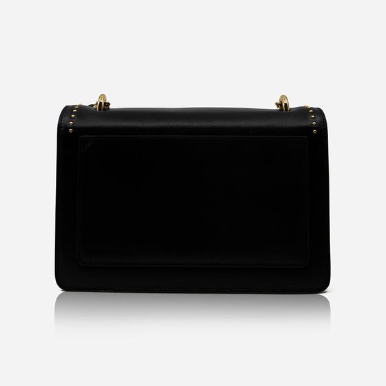 Flap Bag | Black/Gold