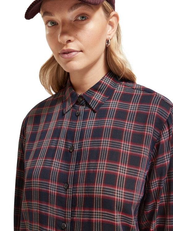 Relaxed Fit Shirt | Shadow Plaid