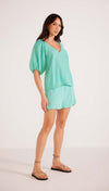 Lois Belted Shorts | Mint