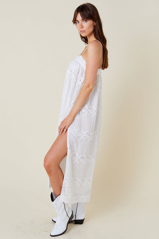 Reece Maxi Dress | Menorca White