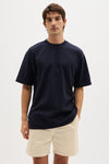 Organic Oversized Tee | True Navy