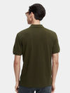 Essentials Organic Cotton Pique Polo - Military