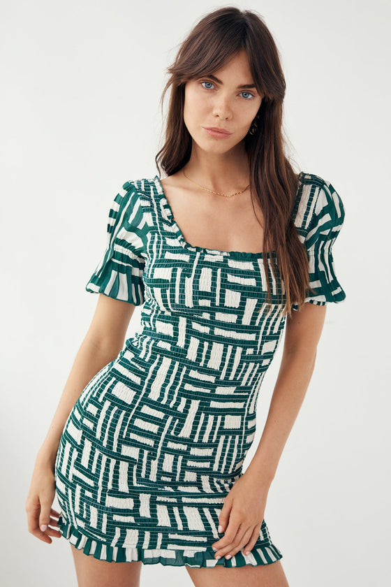 Elia Mini Dress | Painted Check