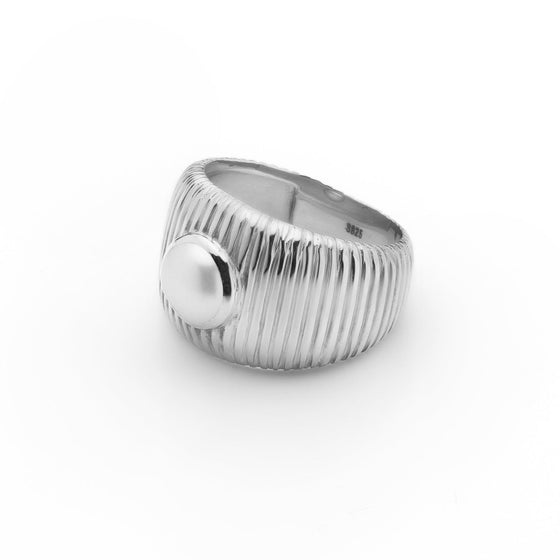 Nautica Ring | Pearl/Silver