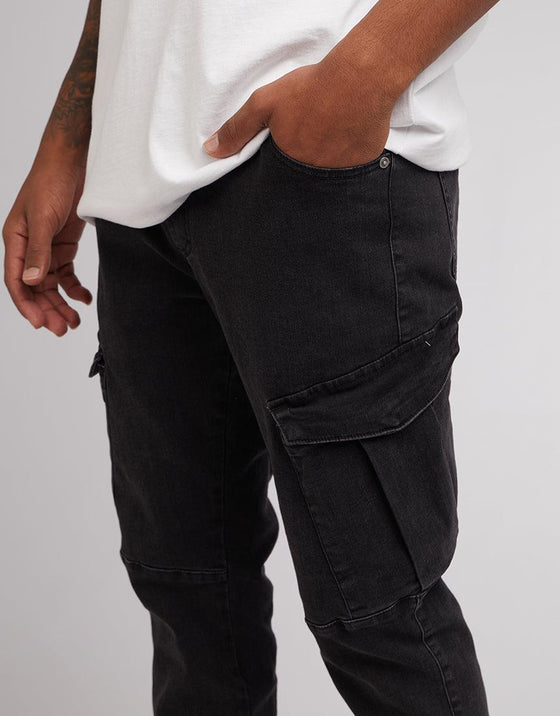 Oxide Cargo Pant - Washed Black