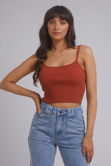  Greta Knit Top | Rust