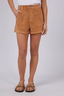  Toby Cord Short | Tan