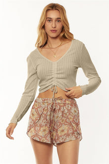  Vanna LS Knit Top | Bay Leaf