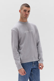  Logo Sweat | Grey Marle/White