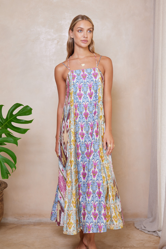 Alita Lara Maxi Dress | Aquarius Patch