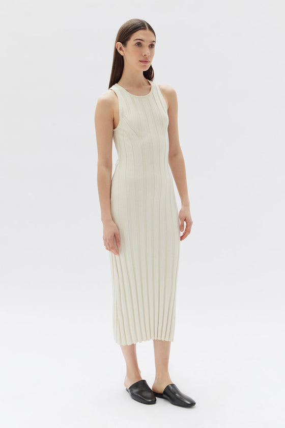 Florence Midi Knit Dress | Cream