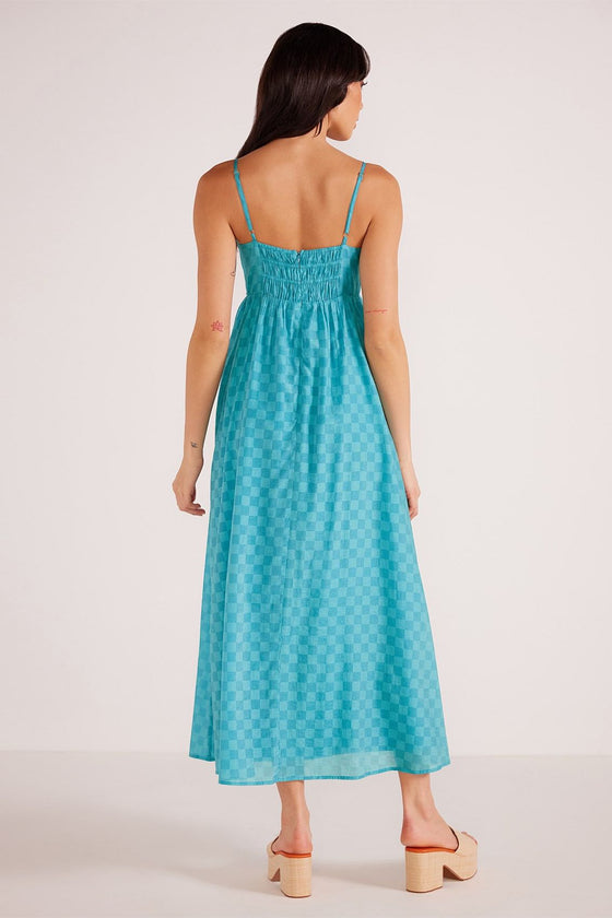 Lucille Strappy Maxi Dress | Teal