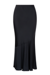 Santa Teresa Blake Midi Slip Skirt - Black