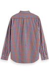 Check Mix Shirt | Blue Red Check