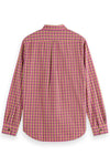 Check Mix Shirt | Taupe Pink Check