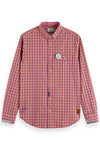 Check Mix Shirt | Taupe Pink Check