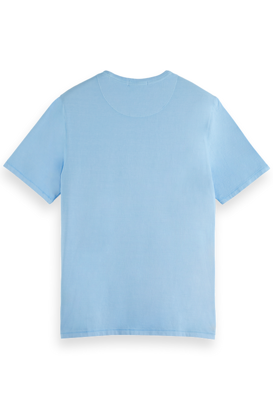 Garment Dyed Pocket Tee | Sea Blue