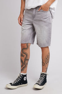  Relaxed Straight Short | Ash