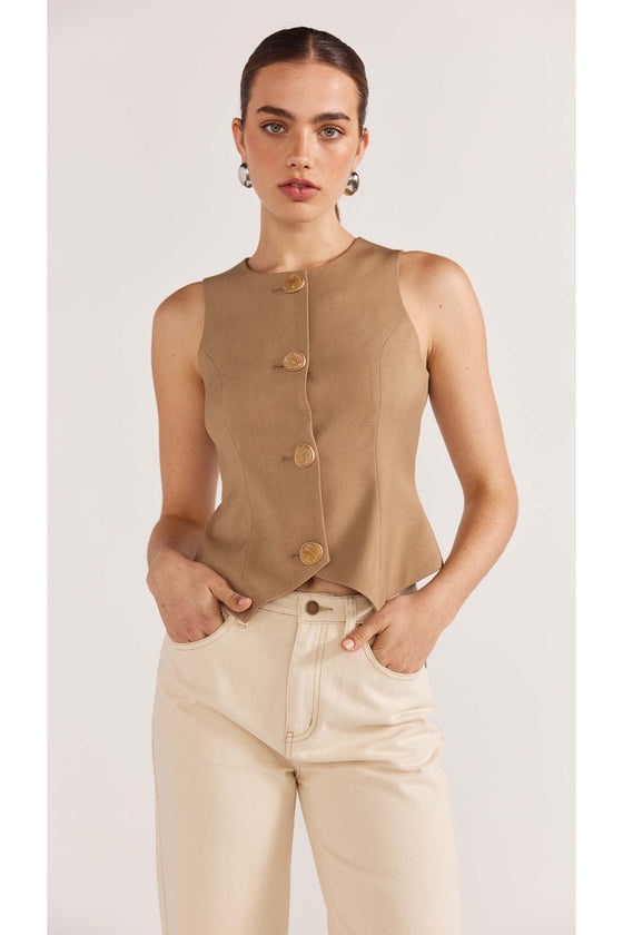 Plaza Vest | Camel