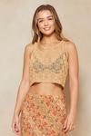 Mariposa Alette Crop | Gold