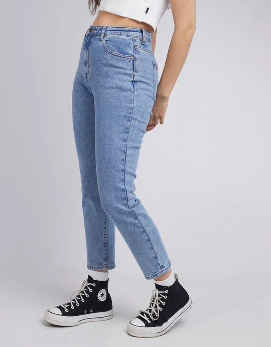Womens Monica Mom Jean - Heritage Blue