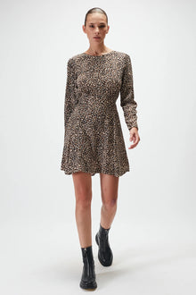  Alison Mini Dress - Desert Leopard
