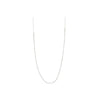 Friends Crystal Chain Necklace - Silver