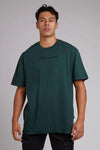 Script Fleece Tee - Green