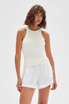 Alma Knit Tank - Antique White