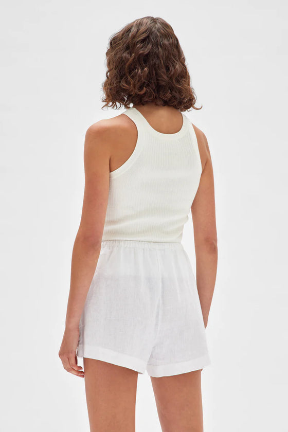 Alma Knit Tank - Antique White