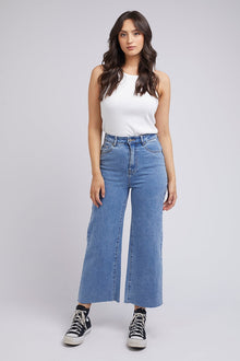  Charlie High Rise Wide Leg Jean - Heritage Denim