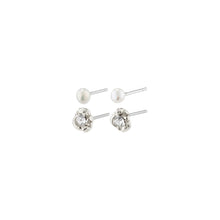  Belief Earrings - Silver Plated/Crystal