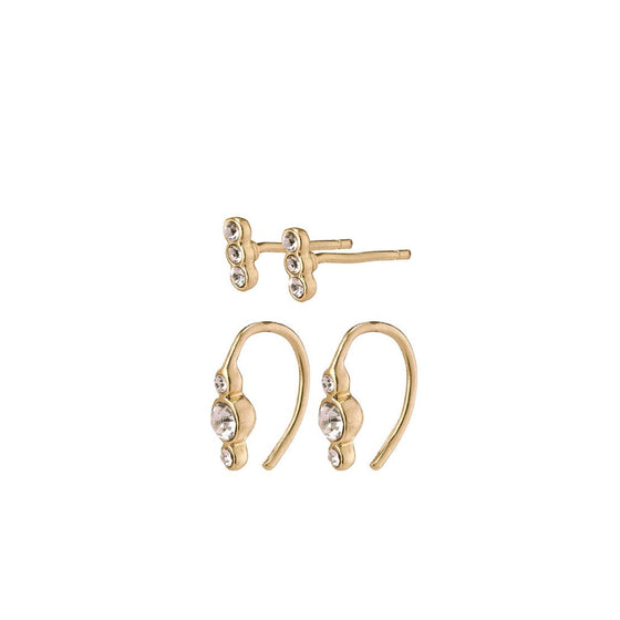 Radiance Earrings - Gold Plated/Crystal