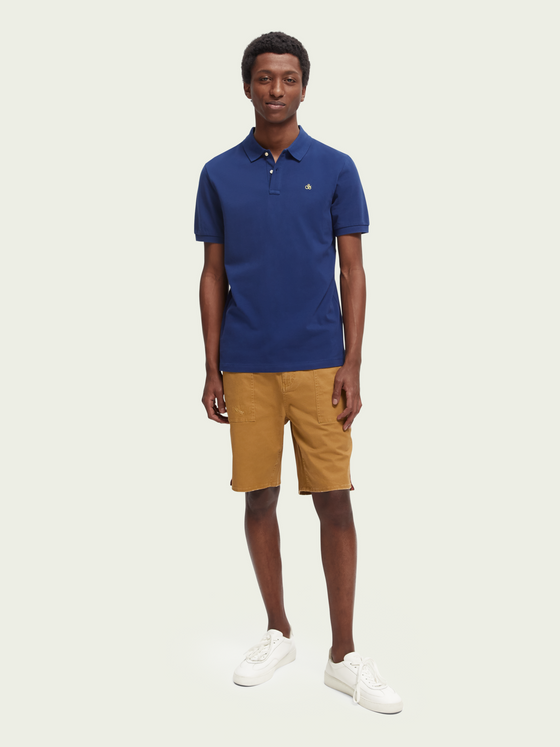 Mens Essentials Organic Cotton Pique - Marine